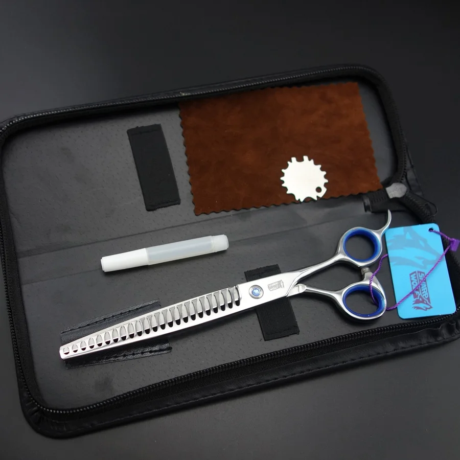 "SHARP WOLF" ProfessionalDog GROOMING SCISSORS,8.0 inch Thinning Shears