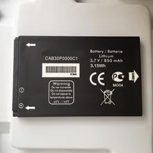 100% New replacement 850mah CAB30P0000C1 Battery For ALCATEL One Touch OT-800 OT-802 OT-808 OT-799 OT-799A OT-802Y OT-E206C