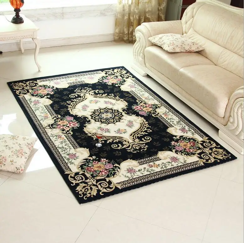 European Anti Skid Red Carpet Area Rug For Living Room Large Size European Anti Skid Red Carpet Area Rug