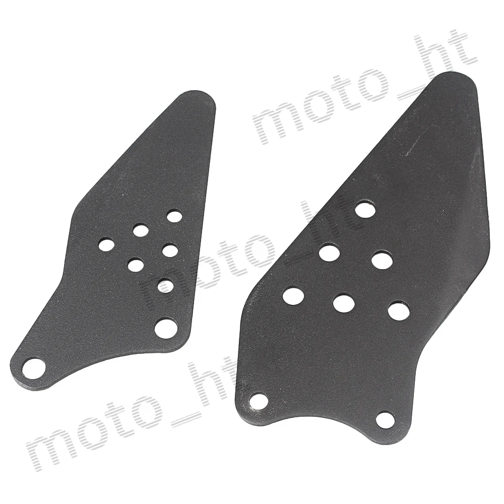 Aluminum Alloy NEW Motorcycle Rider Front Footpegs / Foot Pegs / Footrest Brackets for Kawasaki Ninja ZX-6R 2005 2006 2007 2008 Black 