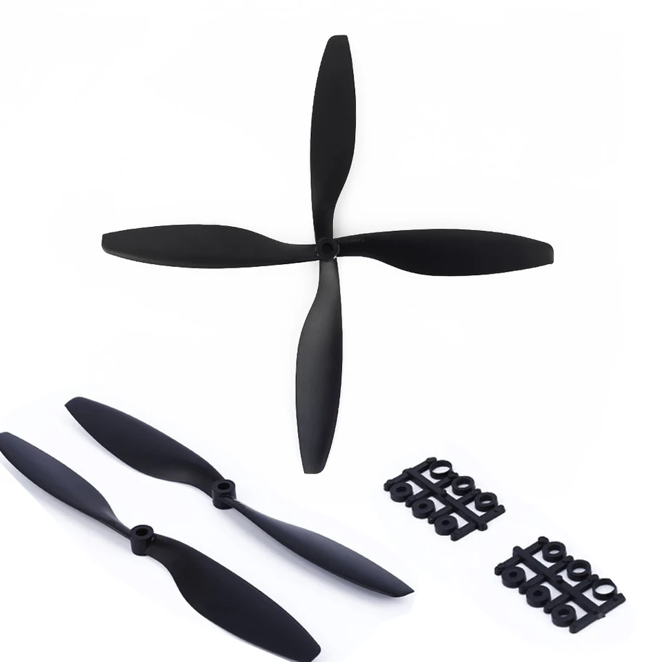 

Propeller Dobby 2Pair Nylon Propeller Drone Quadrupter For Hex Rotation Multicopter Black Red Low-Noise Quick-Release Quadrupter