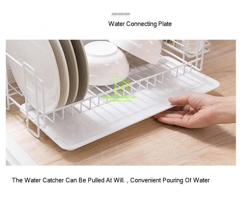 Creative kitchen drain rack, dishes and chopsticks rack, sink, multi-layer storage rack, sorting and storage rack