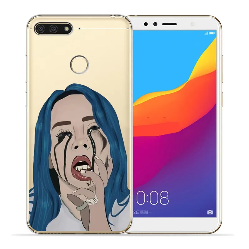 Роскошные Billie eilish для huawei Honor 10 9 8 8X 8C 7A 7C 7X7 6X 6A 20 Pro V20 20i Lite чехол для телефона чехол Funda Coque Etui Капа