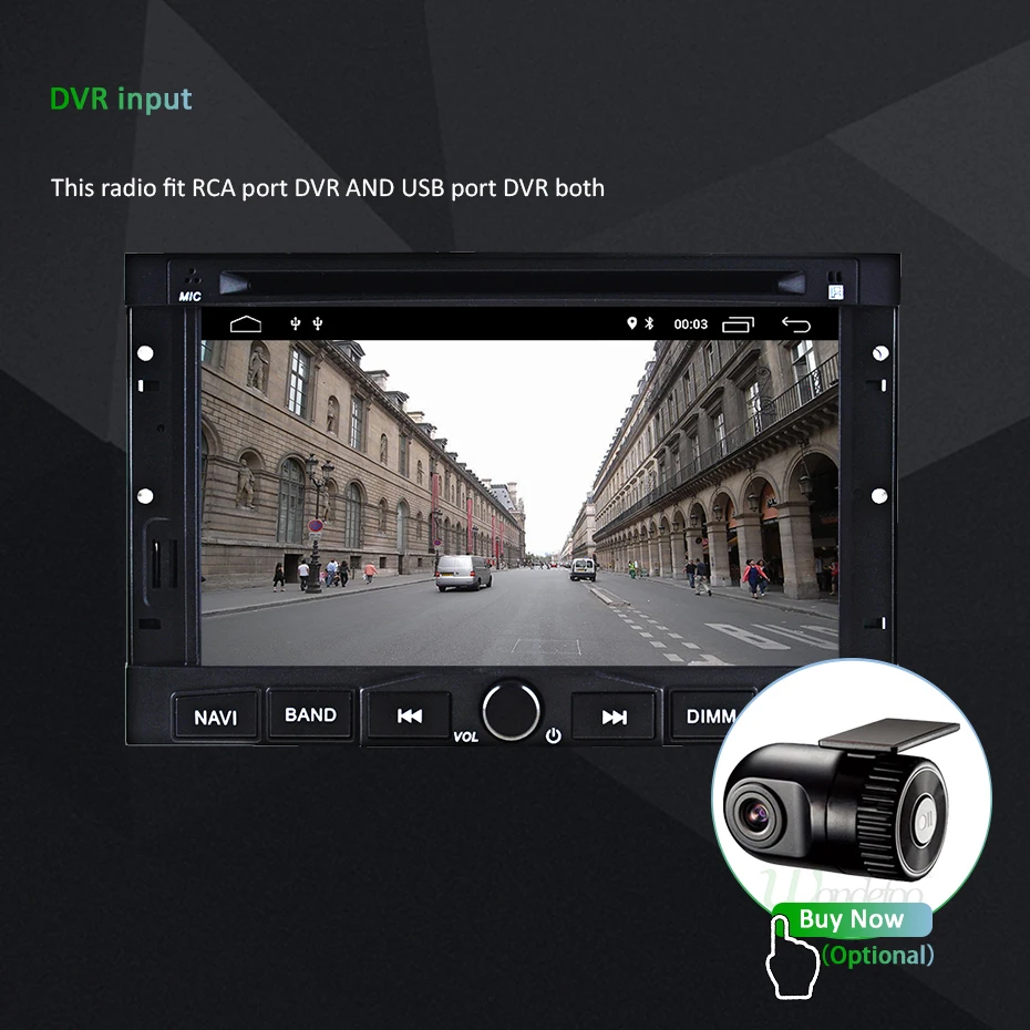 Clearance Android 9.0 DSP DVD Player for PEUGEOT 3008 5008 Partner Citroen Berlingo Car GPS Multimedia Stereo Screen Radio AV Output 5