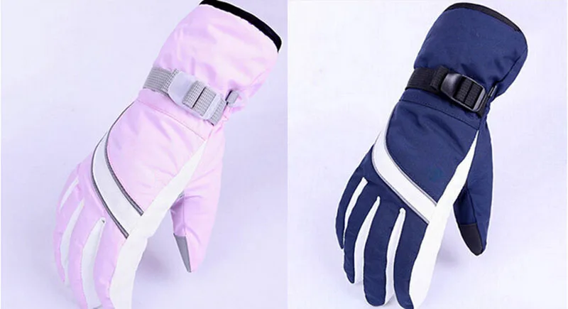 winter warm sking gloves detail 4