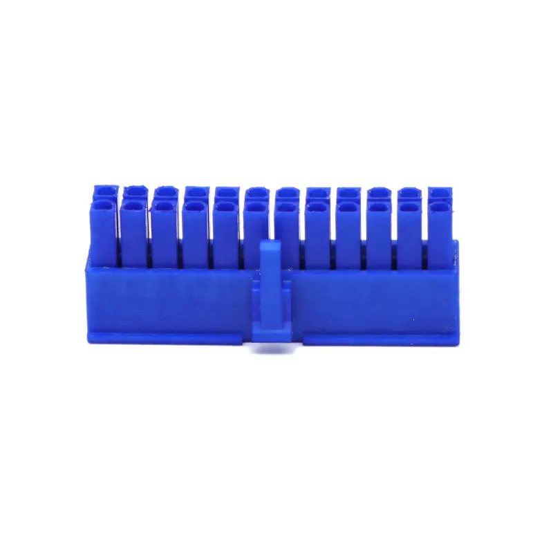 4.2mm 5557 CPU 24Pin ATX Male Connector White Color For PC modding free shipping