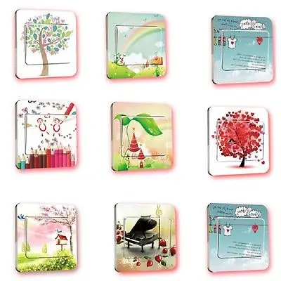 Настенная Наклейка декоративная наклейка на панель переключателя света|wall stickers