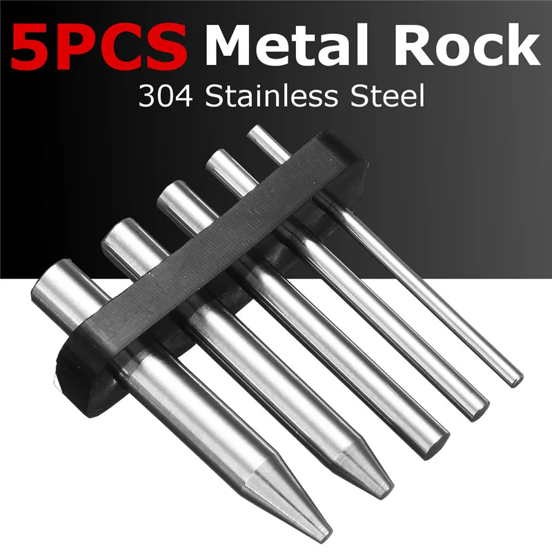 

5pcs New Finger Rock 3D Metal Puzzles Assembly Tools the Models Stainless Steel Sticks Circular Column Multipurpose Tools