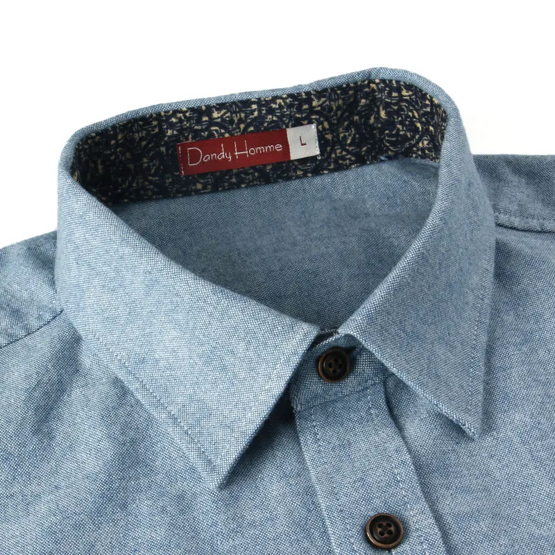 Хлопковые фирменные носки Костюмы рубашка мужская одежда Slim Fit молодой человек Сорочки выходные для мужчин Модная одежда с длинными рукавами квадратным воротником повседневная одежда