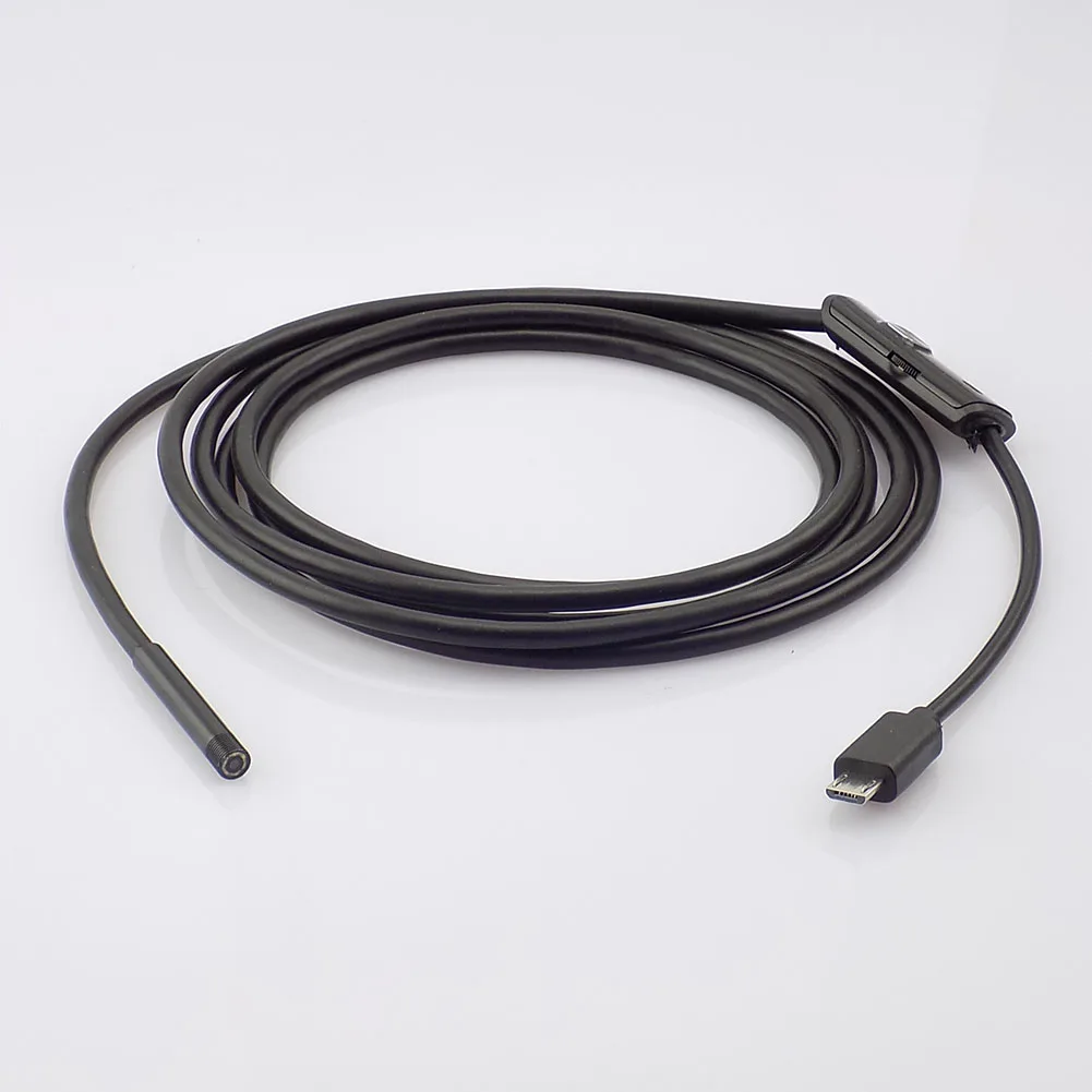 5 5mm 2M USB Endoscope Camera font b Android b font Snake USB endoscoop Snake Pipe