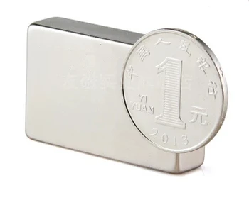 

1pcs N42 Block 40x20x5 mm NdFeB Magnet Strong Neodymium Magnets Rare Earth Permanent Lab magnets