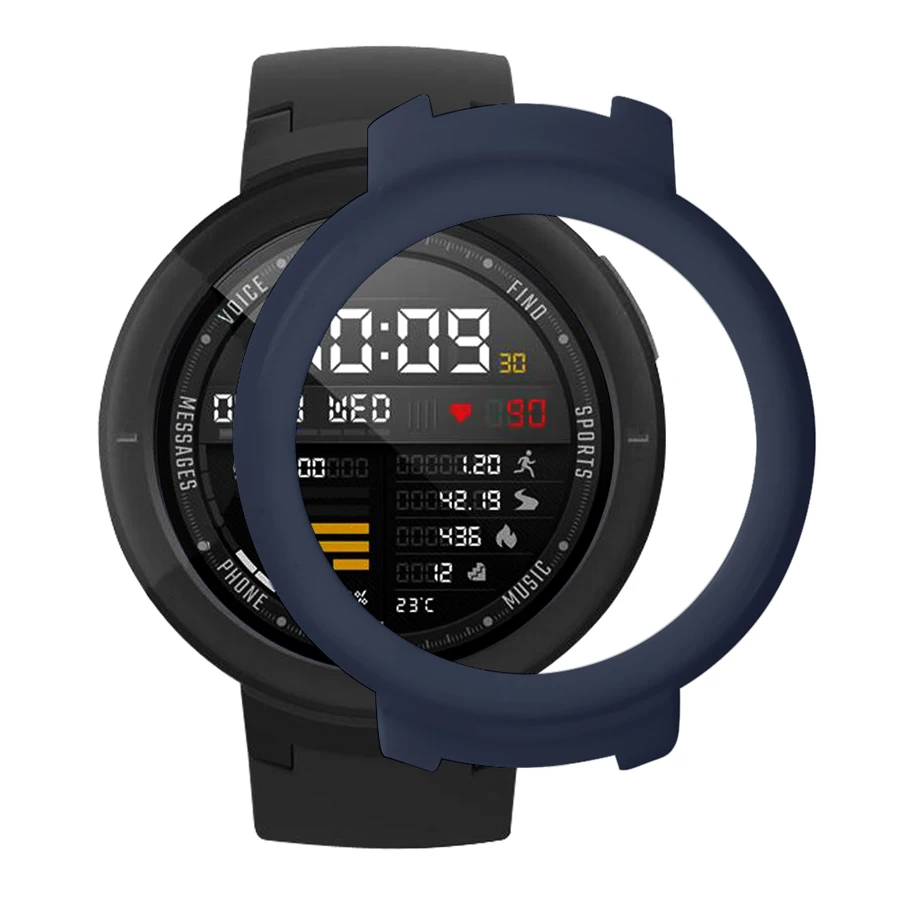 Тонкий поликарбонатный чехол для часов Xiaomi Huami Amazfit Verge 3 цветной защитный рамка