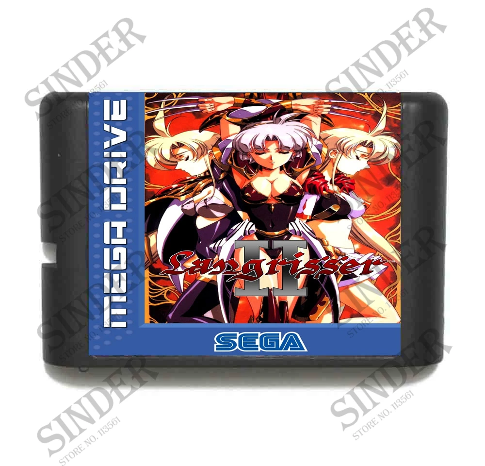 

Langrisser II 16 bit MD Game Card For Sega Mega Drive For Genesis