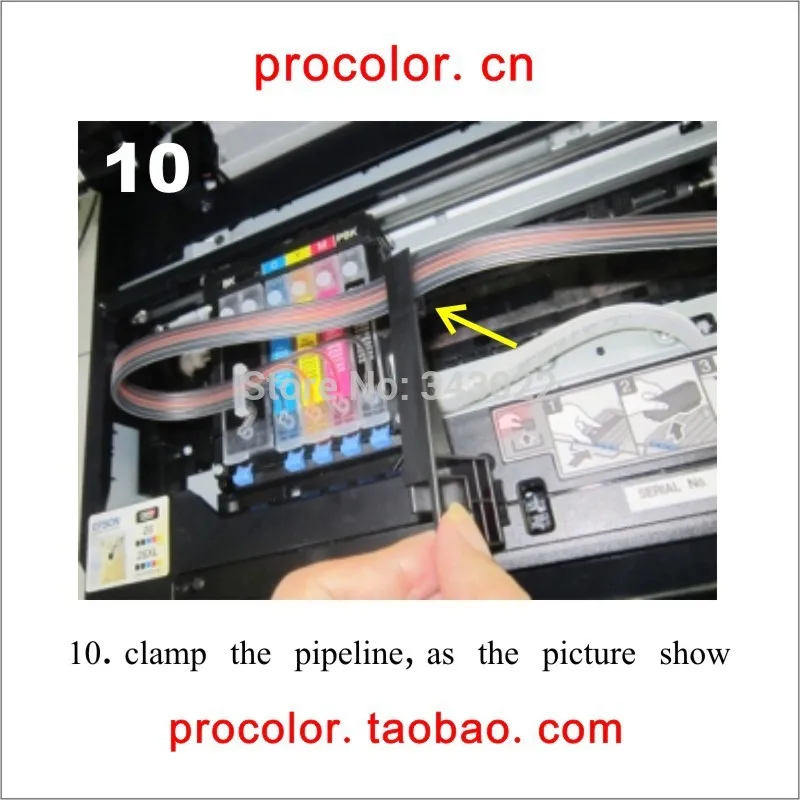 جديدة كيبك (استمرار نظام الحبر العرض) ل epson XP-600 XP-605 XP-700 XP-800 مع رقاقة ARC (لا تأخذ بها ل إعادة تعيين)