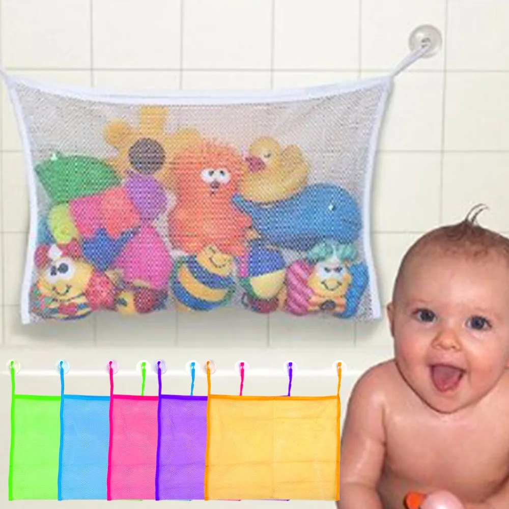 

HBB Baby Kids Bath Bathtub Toy Mesh Net Storage Bag Organizer Holder Bathroom