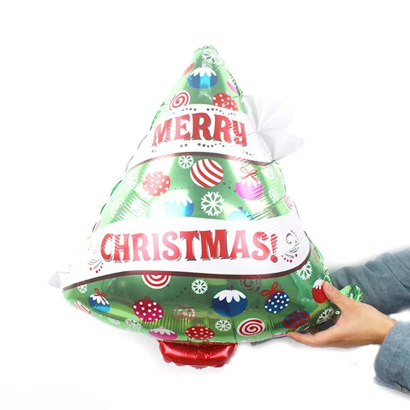 

1PC cartoon Christmas tree foil balloons Santa Claus helium balloon merry Christmas decoration inflatable classic toys globos