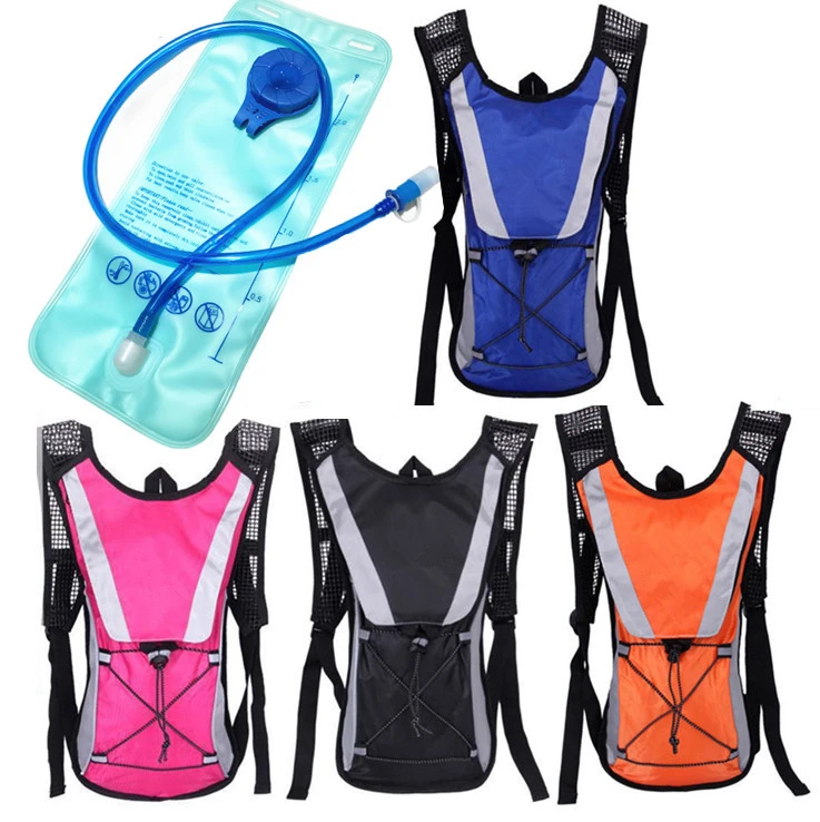 2L Collapsible Water Bags Outdoor Camping Hiking Riding Fishing