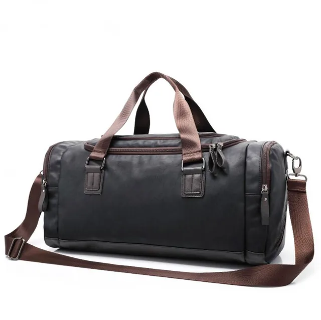 Top Quality PU Leather Fitness Training Bags For Men Large Classic Soft