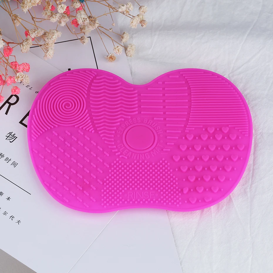 High Quality Silicone Cosmetic Brush Cleaner Gel Makeup Tools' Mat Foundation Makeup Brush Cleaning Pad Scrubber Board (7)