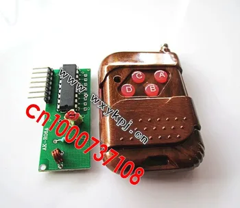 

315mhz 433mhz RF transmitter and receiver module encoding receiver +AK-TF04 Remote wooden color 4 buttons remote