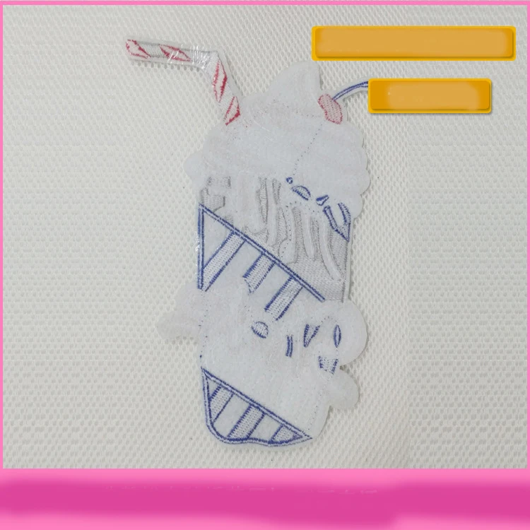 2018 New Ice Cream With Sequined Patches Fashion Applique lron on Patch for Clothes Bags DIY Decal Apparel Accessory 2pcs | Дом и сад