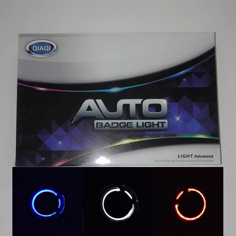 

Car Styling 5D Led Rear Emblem Logo Light Car Badge Bulb for Audi Q3 Q5 A1 A3 TT