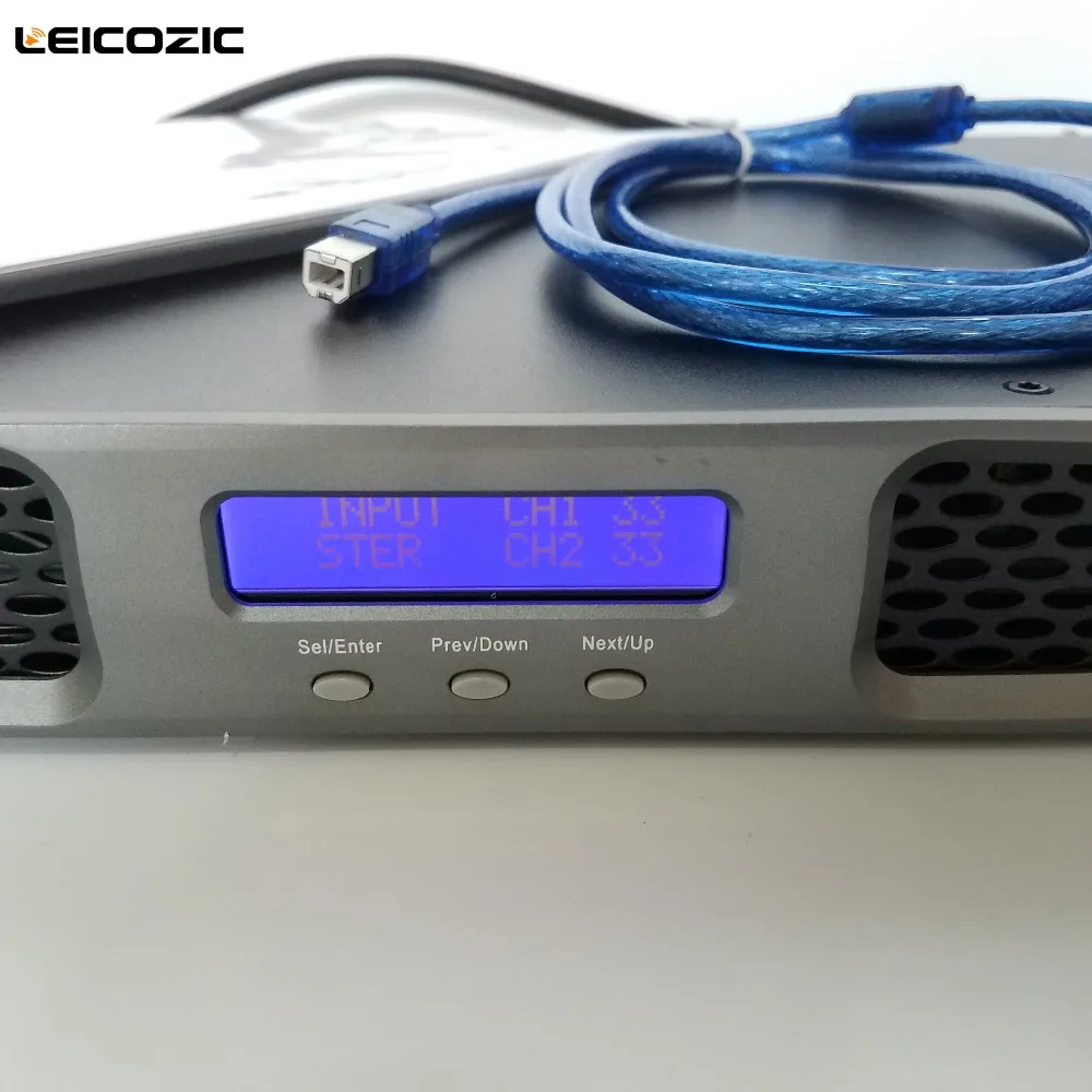 Цифровой усилитель DT2650 650 Вт X2 RMS мощности 1u профессиональный 1000 X2CH звука