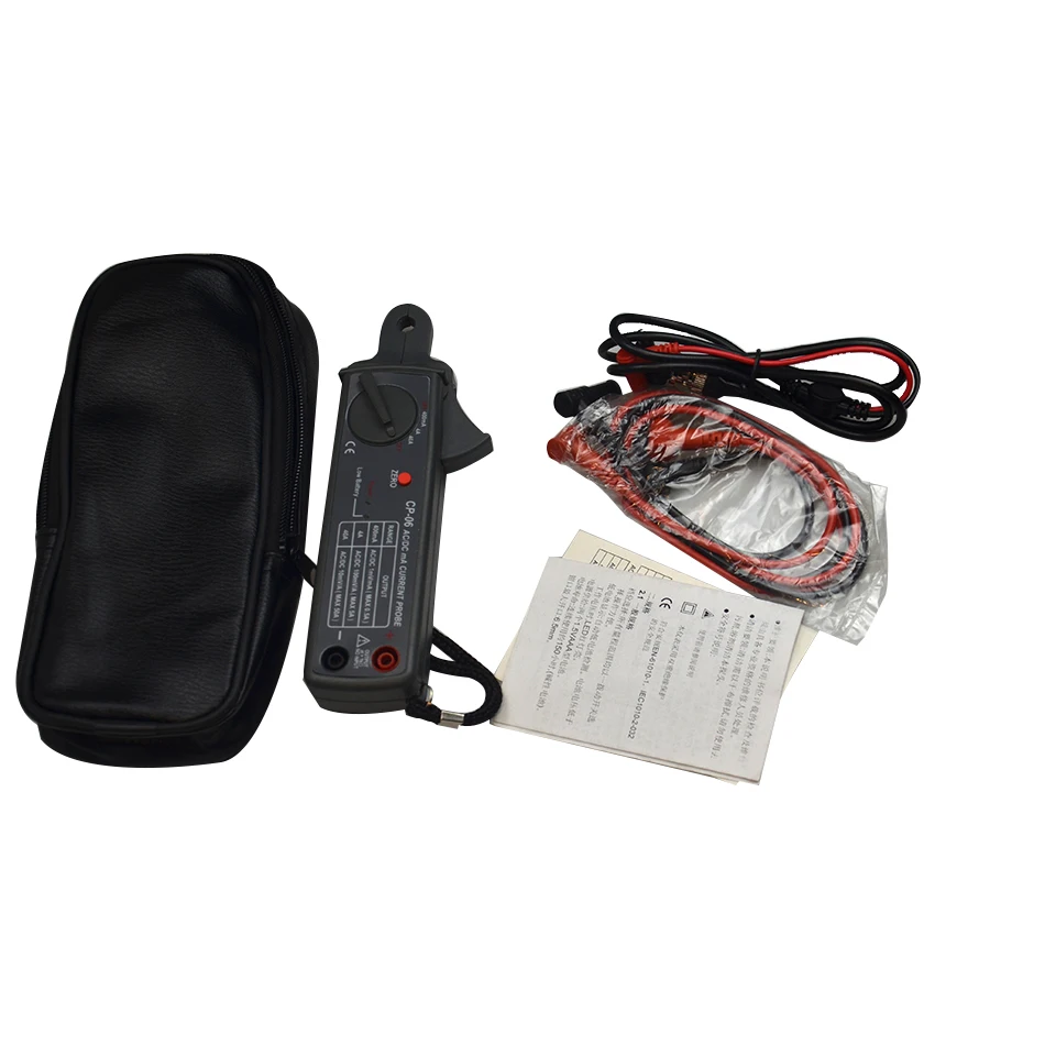 

CP-06 AC/DC Current Probe Measurement Low Battery Indication Amorphous Alloy Core