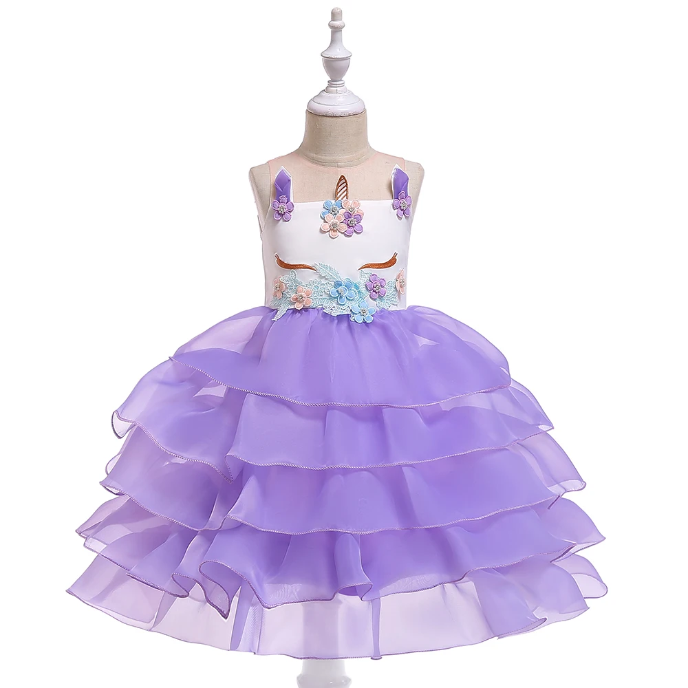 Girl's 4-8 Years O-Neck Sleeveless Unicorns Cake Mesh Princess Party Dresses Children Day Stage Performance Summer Dresses
Girl's 4-8 Years O-Neck Sleeveless Unicorns Cake Mesh Princess Party Dresses Children Day Stage Performance Summer Dresses