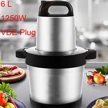 6L Commercial Meat Grinder Chopper Automatic Electric Mincing Machine High-quality Household or Commercial Food Processor 6L Commercial Meat Grinder Chopper Automatic Electric Mincing Machine High-quality Household or Commercial Food Processor