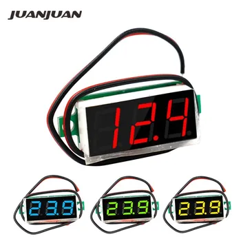 

DC 2.4V-30V 0.28 inch LCD digital Panel voltmeter Volt tester Gauge voltage meter for Motorcycle car 40%OFF