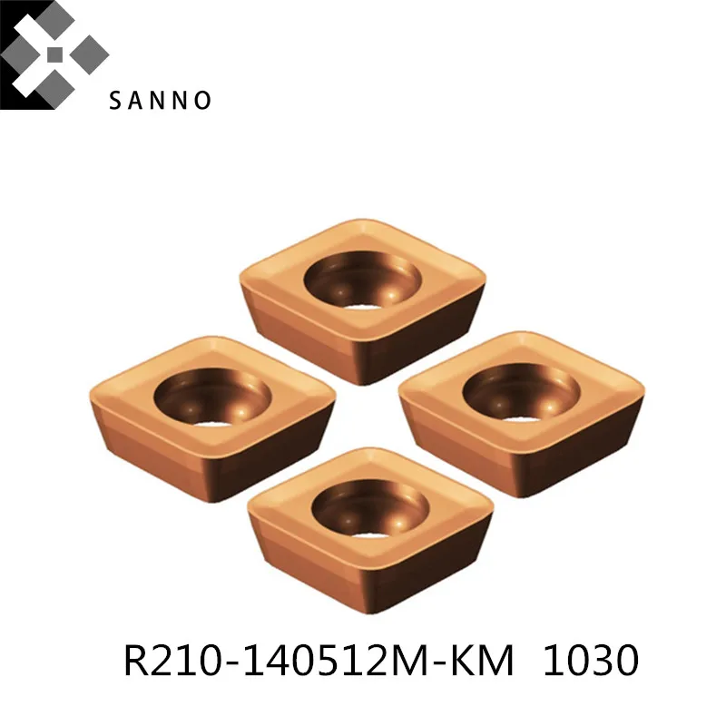 CNC Карбидное лезвие вставки R210-140512M-KM 1030/1020 фрезерный станок с ЧПУ Токарный станок вставки R210