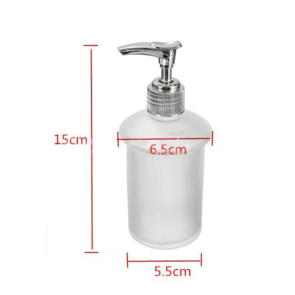 IMC Горячая Настенное Крепление для ванной матовое стекло шампунь жидкое мыло диспенсер