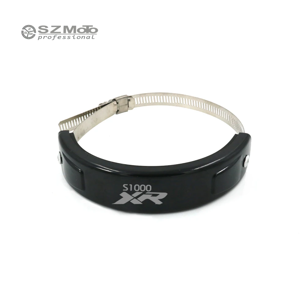 

Silencer Round Oval Exhaust Protector Can Cover For BMW S1000XR Motorcycle accessories Scope 100MM-140MM Protect 2018 silicone