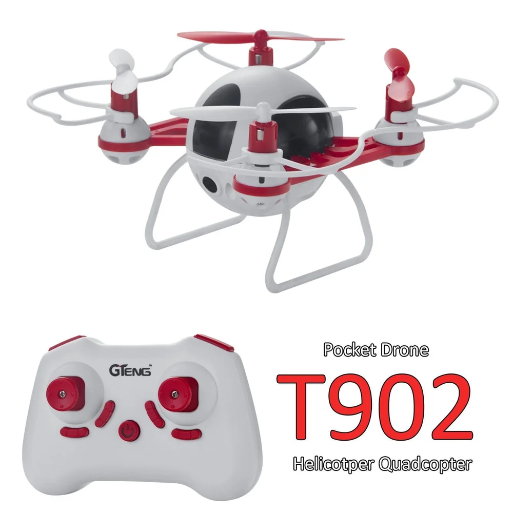 

Mini RC Quadcopter T902 Pocket Drone 2.4G Headless Mode Helicopter for Children Kids Toy Small Dron RC Aircraft