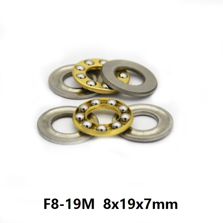 New 10 pcs F8-19M Axial Ball Thrust Bearing 3-Parts 8mm x 19mm x 7mm New 10 pcs F8-19M Axial Ball Thrust Bearing 3-Parts 8mm x 19mm x 7mm