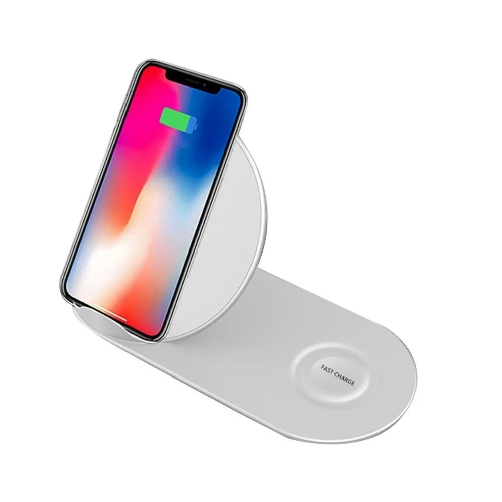 Multi-function Two-in-one Wireless Charger For iphoneXR AppleXS Samsung Note9 Watch Universal Charging | Электроника