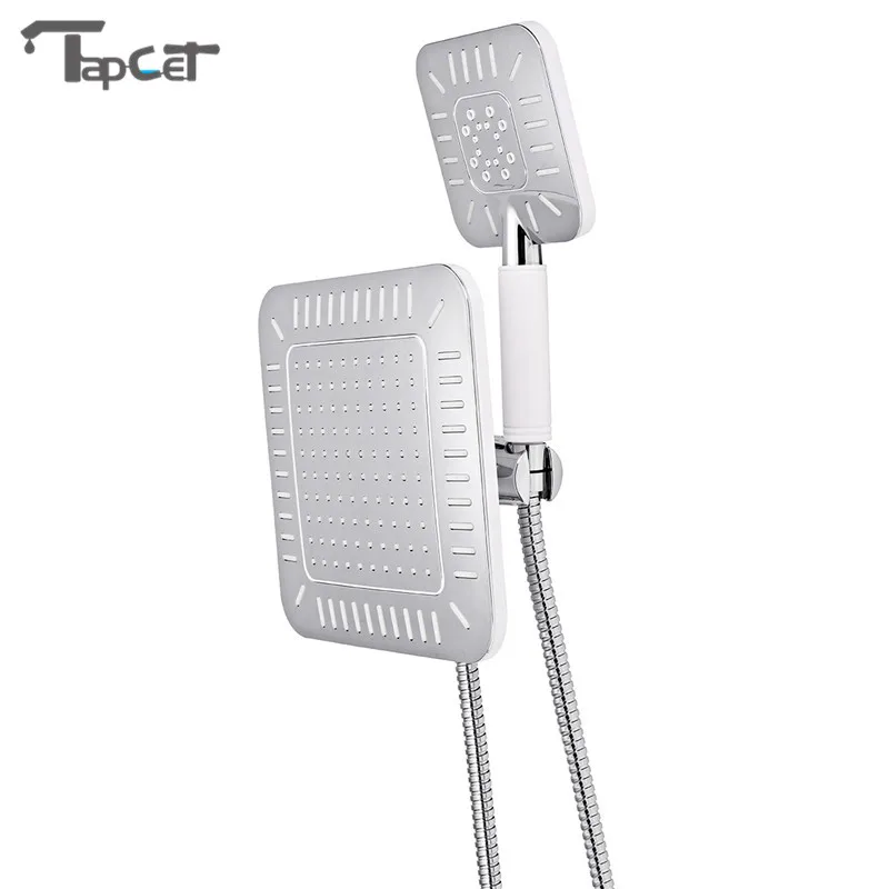 

TAPCET 9 Inches Bathroom Shower Head Multi-functional Handheld Booster Shower Big Top Shower Combination Stainless Steel Sprayer