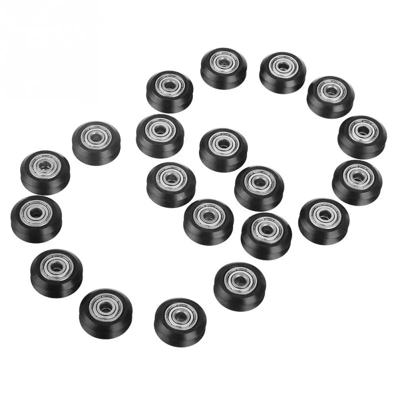 

20PCS/Lot 5mm V Shape Groove Wheel Bore 625 Bearing Pulley Tools Accessories for CNC 3D Printer