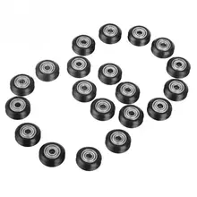 20 stks/partij 5mm V Vorm Groef Wiel Boring 625 Lager Katrol Gereedschap Accessoires voor CNC 3D Printer