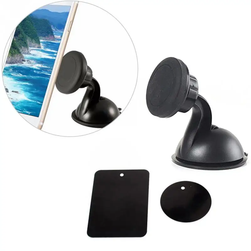 

Universal Black Magnetic 360 Rotary Mobile Phone Mount Holder