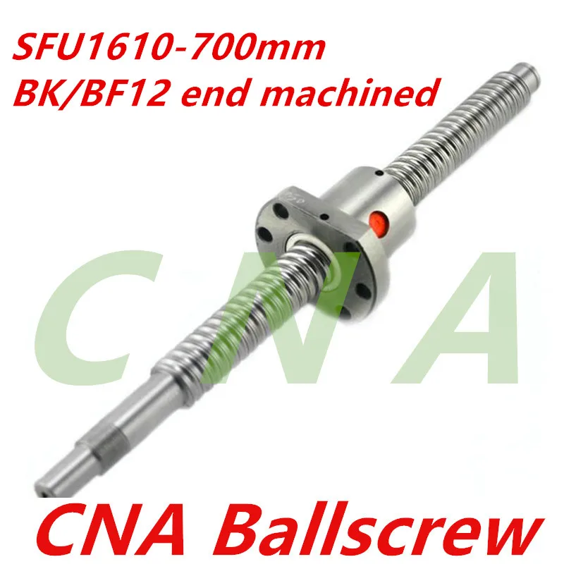 Parafuso de Esfera Cnc Máquina de Escultura Faça Você Mesmo bk Bf12 de 700 mm 16 mm Comprimento 700 mm Plus Peça Rm1610 1610 Sfu1610