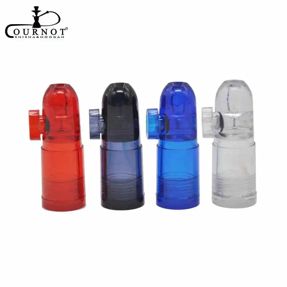 

5pcs/Lot Acrylic Plastic Snuff Dispenser Snorter Bullet Rocket Shape Nasal Sniff.Color Random