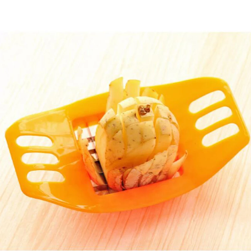 

ABS+Stainless Steel Potatoes Cutter French Fry Cutter Creative Vegetable Cutter Cucumber Cutter Household Potato Slicing Tools