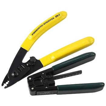 

2 in 1 Kits Pixian FTTH Stripper Peladora Fibra Optica CFS-3 Fiber Optic Stripper clauss model