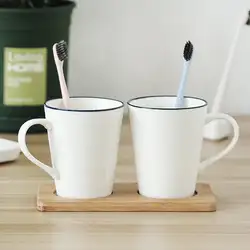 Стакан для ванной керамическая зубная щетка чашки пара зубная щётка для ванной Hardare наборы для ухода за кожей двойной полоскание чашки