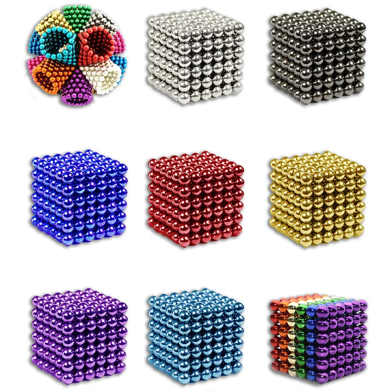 

2018 New 3mm 216pcs Balls With Magnetic Sticks Neodymium Puzzle Magic Neo Cube Balls DIY Bar Blocks Toys Magico Cubo