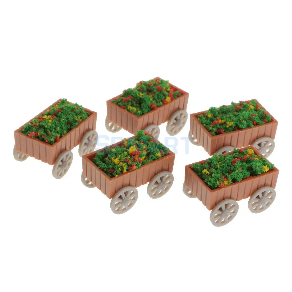 5 шт. модель Flowerbed Park Garden Railway Border Parterre 1:50 O Scale | Игрушки и хобби
