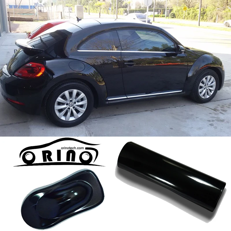 

1.52x3 0 м/рулон глянцевая черная виниловая пленка для автомобиля с воздушным пузырьком блестящая Черная Виниловая ультра-глянцевая пленка черная пленка