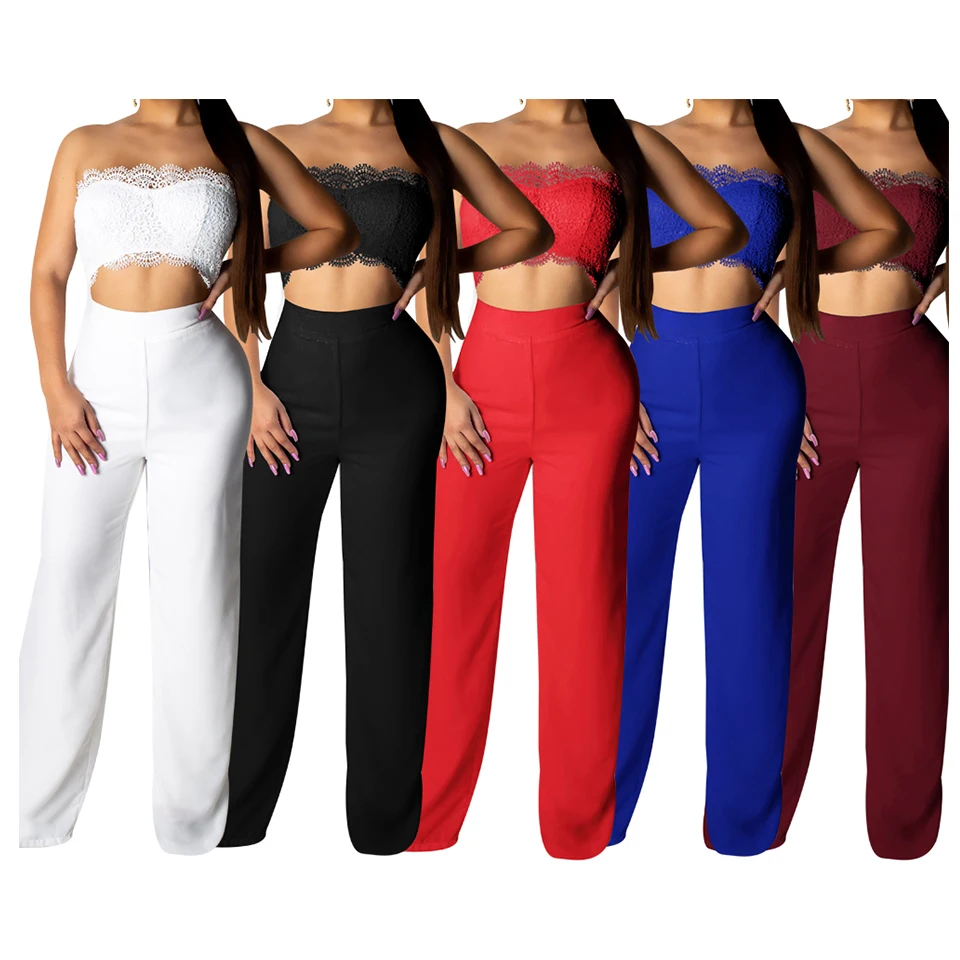 Spring 2019 fashion woman pants women cargo high waist pants loose trousers sweatpants streetwear (10)